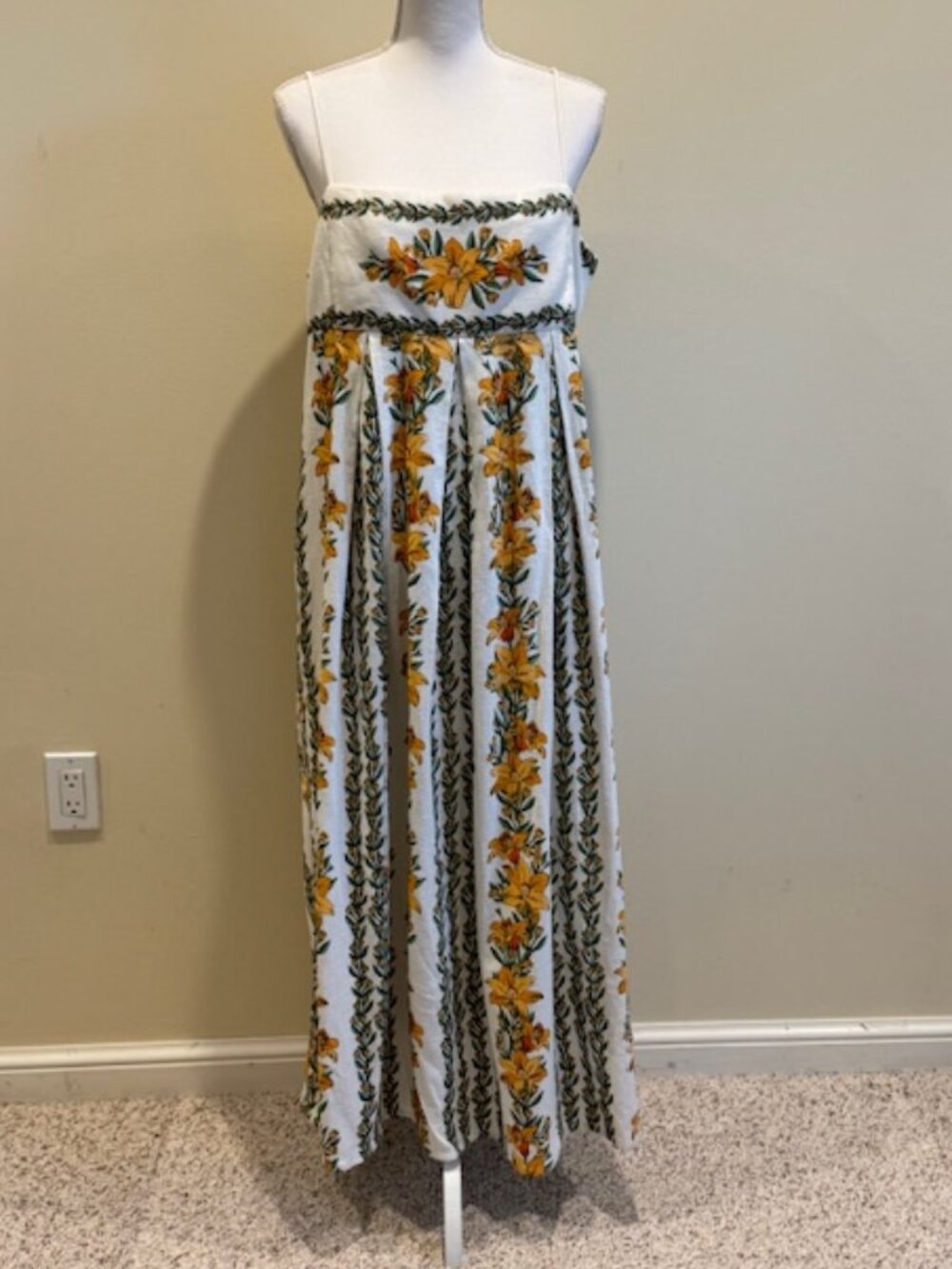Rachel Zoe Spaghetti Strap Lilly Maxi Dress Sz XL